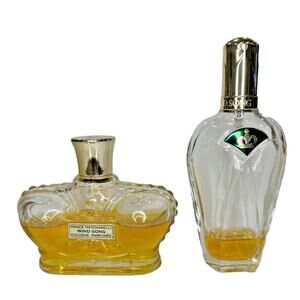 Vintage Prince Matchabelli Wind Song 4 oz & 2.6 oz Crown Bottle Cologne/Perfume